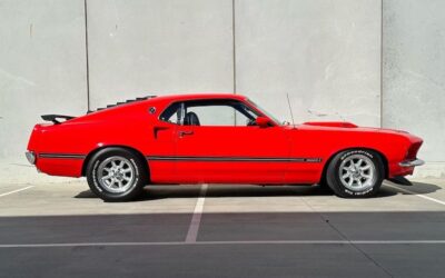 1969 Red Ford Mustang Mach 1 Stripe Kit