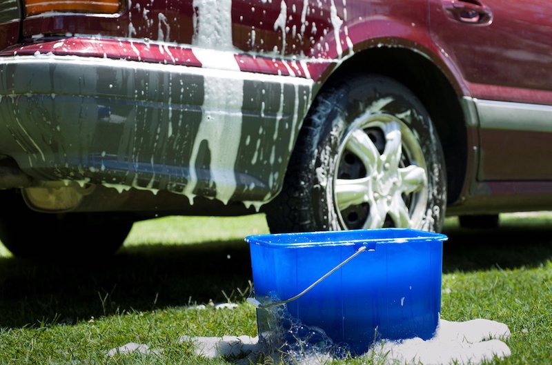 The best way to wash your wrap
Is by hand with a sponge, with normal car wash detergent. 