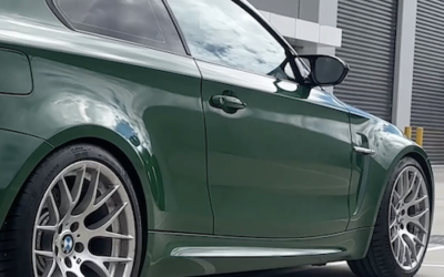 2012 BMW 1 Series M in Green Wrap