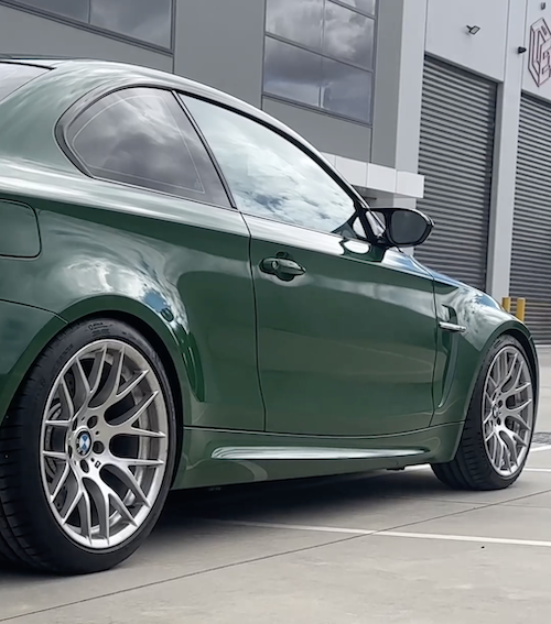 2012 BMW 1 Series M in Green Wrap