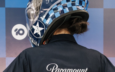 Formula 1 Paramount Racing Team Helmet Wraps
